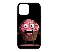 Funny Pink Muffin Face for Cupcakes and Muffins Lovers Case for iPhone 12 Pro Max