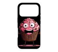Funny Pink Muffin Face for Cupcakes and Muffins Lovers Case for iPhone 17 Pro