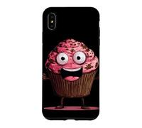 Funny Pink Muffin Face for Cupcakes and Muffins Lovers Case for iPhone XS Max