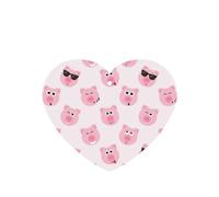 Funny Pink Pig Face Printing 10 Pcs Car Air Freshener Fragrant Sheets,Car Hanging Accessories With Strings For Decor