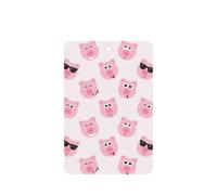 Funny Pink Pig Face Printing 10 Pcs Car Air Freshener Fragrant Sheets,Car Hanging Accessories With Strings For Decor