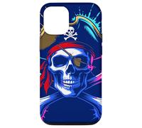 Funny Pirate Skull Cross Bones Halloween Case for iPhone 12/12 Pro