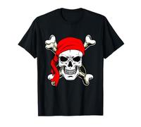 Funny Pirate Skull Crossbones Halloween Costume Men Boy Kids T-Shirt