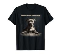 Funny Pitbull Dad Dog Fathers Day Men Women T-Shirt