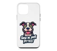 Funny Pitbull Lover Design With Show Me Your Pitties Quote Case for iPhone 12 mini