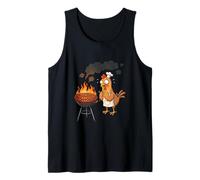 Funny Pitmaster BBQ Smoker Grill Party Gift Chicken Tank Top