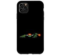 Funny Pixel Art Iguana + Fire Flower = Dragon 16-Bit Gaming Case for iPhone 11 Pro Max