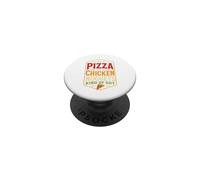 Funny Pizza And Chicken Nuggets Guy PopSockets Adhesive PopGrip