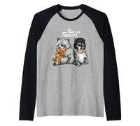 Funny Pizza Donuts Thic As Thieves Adorable Raccoon Lovers Raglan Baseball Tee