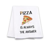 Funny Pizza Gift Pizza Themed Towel Pizzeria Gift Pizza Is Always The Answer Kitchen Towel Italian Food Lover Gift (Pizza Towel)