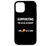 Funny Pizza Lovers Support The Local Economy One Slice Time Case for iPhone 12/12 Pro