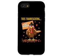 Funny Pizza Lovers Thanksgiving Turkey Vegetarians and Vegan Case for iPhone SE (2020) / 7 / 8