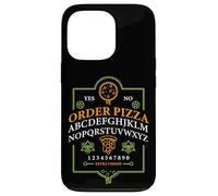 Funny Pizza Ouija Board Graphic for Witches and Foodies Case for iPhone 13 Pro
