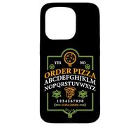 Funny Pizza Ouija Board Graphic for Witches and Foodies Case for iPhone 15 Pro