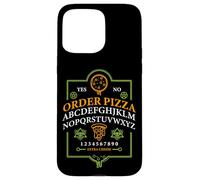 Funny Pizza Ouija Board Graphic for Witches and Foodies Case for iPhone 15 Pro Max