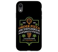 Funny Pizza Ouija Board Graphic for Witches and Foodies Case for iPhone XR