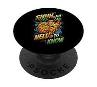 Funny Pizza Pineapple No One Needs To Know Hawaiian Pizza PopSockets Adhesive PopGrip