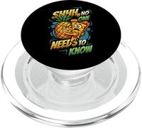 Funny Pizza Pineapple No One Needs To Know Hawaiian Pizza PopSockets PopGrip for MagSafe