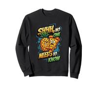 Funny Pizza Pineapple No One Needs To Know Hawaiian Pizza Sweatshirt