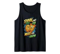 Funny Pizza Pineapple No One Needs to Know Hawaiian Pizza Tank Top