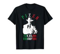 Funny Pizza Sicilia Mafia Value Graphic T-Shirt