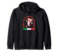Funny Pizza Slice Pizza Capital Of The World Napoli Italy Zip Hoodie
