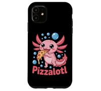 Funny Pizzalotl Pizza Snack Case for iPhone 11