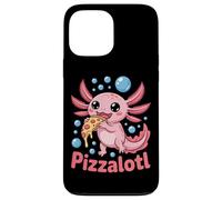 Funny Pizzalotl Pizza Snack Case for iPhone 13 Pro Max