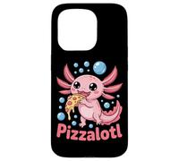 Funny Pizzalotl Pizza Snack Case for iPhone 15 Pro