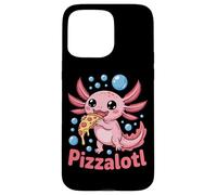 Funny Pizzalotl Pizza Snack Case for iPhone 15 Pro Max