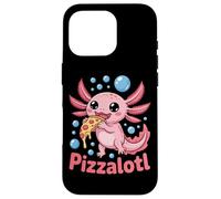 Funny Pizzalotl Pizza Snack Case for iPhone 16 Pro