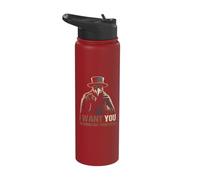 Funny Plague Doctor Medieval History Stainless Steel Insulated Water Bottle