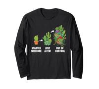 Funny Plant Lover Succulent Cactus Gardener Long Sleeve T-Shirt