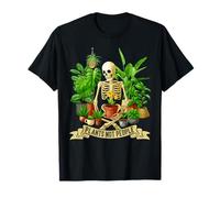 Funny Plants Not People Skeleton Happy Halloween Costume Day T-Shirt