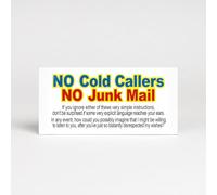Funny Plastic Sign Collection - 20 Hilarious Designs - Novelty Wall Décor for Home, Office, or Garden - Perfect Gag Gifts (Select Design) (No Cold Caller, No Junk Mail)