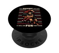 Funny Play Rugby They Said It Will Fun Be Bokke World PopSockets Adhesive PopGrip