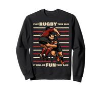 Funny Play Rugby They Said It Will Fun Be Bokke World Sweatshirt