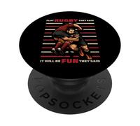 Funny Play Rugby They Said It Will Fun Bokke World PopSockets Adhesive PopGrip