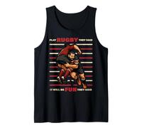 Funny Play Rugby They Said It Will Fun Bokke World Tank Top