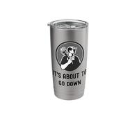 Funny Plumber It's About to Go Down Funny Plumbing Stainless Steel Insulated Tumbler