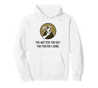 Funny Plumber The Wetter You Get The Faster I Come. Plumbing Pullover Hoodie