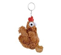 Funny Plush Laying Eggs Chicken Pendant Hen Tricky Toy Doll Stress Relief Squeeze Backpack Keychain Pendant Toy Ball Stuffed mini keychain cute keychains animal backpack keychains animal backp