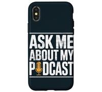 Funny Podcast Host Case for iPhone X/XS