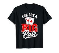 Funny Poker Player I've Got A Big Pair Aces Value Graphic T-Shirt