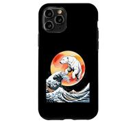 Funny Polar Bear Emerging From Ocean Waves Case for iPhone 11 Pro