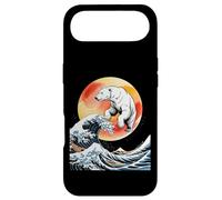 Funny Polar Bear Emerging From Ocean Waves Case for iPhone Air