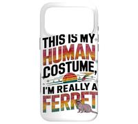 Funny Polecat This Is My Human Costume Im Really A Ferret Case for iPhone 17 Pro Max