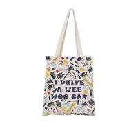 Funny Police Gift Cop Cosmetic Bag Police Officer Gift Police Grad Gift for Female (CAR Tote)