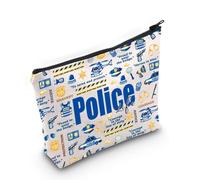Funny Police Gift Police Life Cosmetic Bag Police Officer Gift Police Grad Gift Best Police Gift for Female (Police Bag)