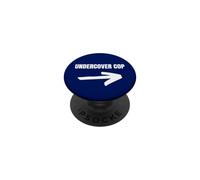 Funny Police Partner And Married To An Undercover Cop PopSockets Adhesive PopGrip